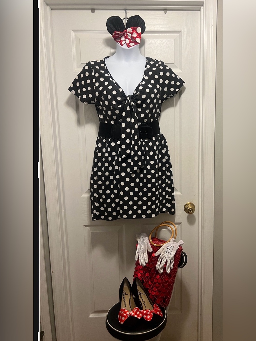 Mouse (upcycled) Costume similar to Minnie